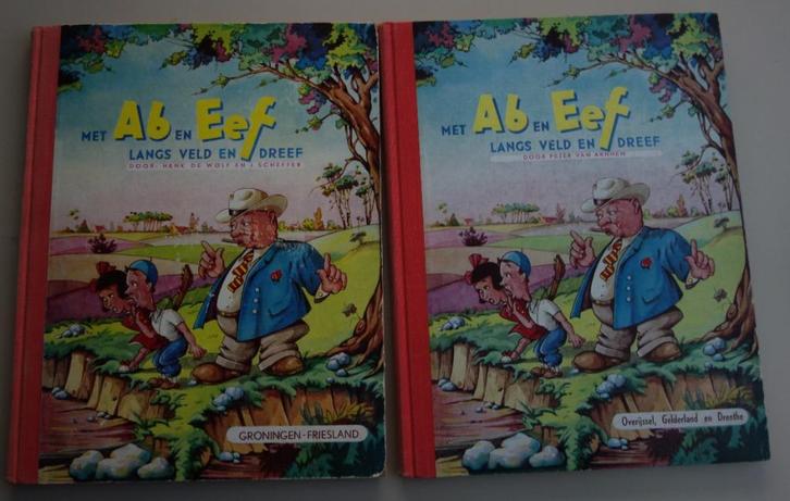Met Ab en Eef langs veld en Dreef - 2 verschillende boeken, Boeken, Prentenboeken en Plaatjesalbums, Gelezen, Plaatjesalbum, Verzenden