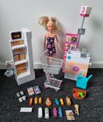 Barbie Supermarkt Speelset, Kinderen en Baby's, Speelgoed | Poppen, Ophalen of Verzenden, Zo goed als nieuw, Barbie