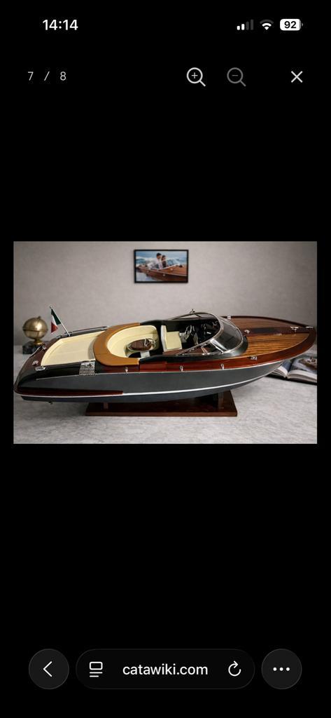 Riva aquariva Schaalmodel - Prachtig!, Hobby en Vrije tijd, Modelbouw | Boten en Schepen, Nieuw, Overige merken, Ophalen of Verzenden