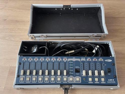 SHOWTEC. LITE-8. DMX Lichttafel Inclusief Flightcase KNALLER, Muziek en Instrumenten, Licht en Laser, Zo goed als nieuw, Licht