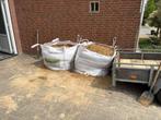 Gratis geel zand afhalen, +/- 2m2 , 3000kg, Tuin en Terras, Ophalen, Gebruikt
