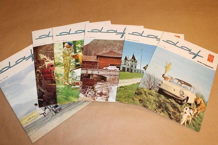 DAF Auto-magazine - 6 nrs. uit 1967 !!, Boeken, Auto's | Boeken, Zo goed als nieuw, Overige merken, Ophalen of Verzenden
