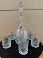 Kristal Bohemia karaf met 6 glazen, Antiek en Kunst, Ophalen