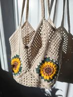 Gehaakte Zonnebloemtas - Handgemaakt!, Sieraden, Tassen en Uiterlijk, Tassen | Damestassen, Ophalen of Verzenden, Nieuw, Schoudertasje
