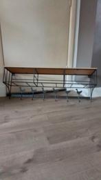 Leuke Wandkapstok Hout/Metaal met 6-Haken 31.5cm/91cm/21cm, Huis en Inrichting, Woonaccessoires | Kapstokken, Ophalen, Zo goed als nieuw