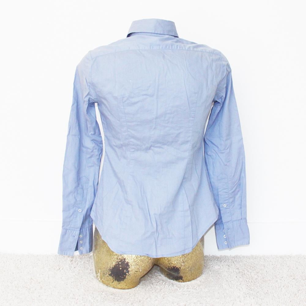 Stile Benetton Blouse43 (S) - 43 € 25,-, Blauw, Benetton, Ophalen of Verzenden, Zo goed als nieuw