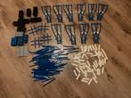 4,5 volt treinspoor jaren 70 vintage blauwe rails lego trein, Ophalen of Verzenden, Gebruikt