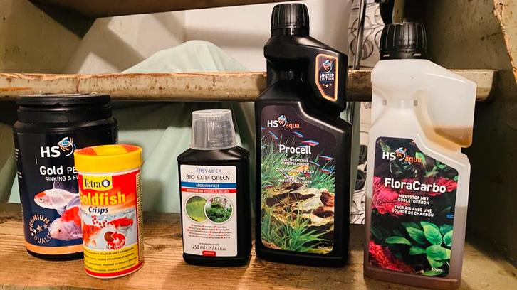 Bacteriën, plantenvoedsel, watertests, waterverbeteraar, etc, Dieren en Toebehoren, Vissen | Aquaria en Toebehoren, Zo goed als nieuw