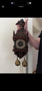 Antieke Klok met Gewichten, Ophalen of Verzenden