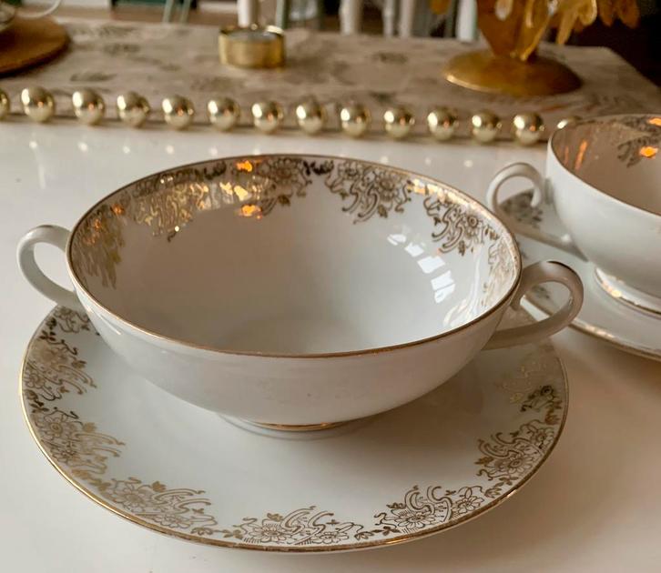 Spenzo soepkommen 2 st, Antiek en Kunst, Antiek | Servies los, Ophalen of Verzenden