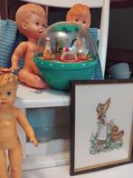 **Oude spulletjes** brocante antiek oud pop stoofje tol schi, Ophalen of Verzenden