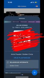 Km golden circle tickets 2x, Tickets en Kaartjes