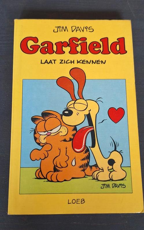 Garfield Laat Zich Kennen - Jim Davis Stripboek, Boeken, Stripboeken, Gelezen, Eén stripboek, Ophalen of Verzenden