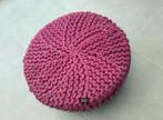 Goossens Roze poef te koop 63x29, Minder dan 50 cm, Rond, Minder dan 50 cm, Ophalen of Verzenden