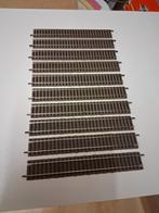 10 X Fleischmann 6101 rails in bijna nieuwstaat, Gelijkstroom, Fleischmann, Rails, Ophalen of Verzenden
