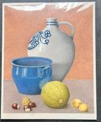 Geert Kops - Stilleven met Blauwe Pot - 2016, Antiek en Kunst, Kunst | Tekeningen en Foto's, Ophalen of Verzenden