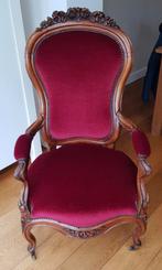 Antieke stoel en bankje., Antiek en Kunst, Antiek | Meubels | Stoelen en Banken, Ophalen