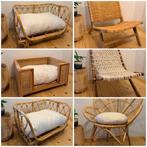 Diverse handgemaakte stoelen Bali stijl, Bruin, Nieuw, Riet of Rotan, Ophalen of Verzenden