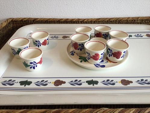 Boerenbont Maastricht (Eierdopjes op schaal), Antiek en Kunst, Antiek | Servies los, Ophalen of Verzenden