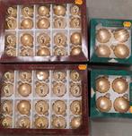 Mooie glazen kerstballen - goud (glanzend en mat), Hobby en Vrije tijd, Ophalen, Versiering, Kerst of Sinterklaas