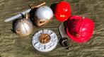 Ridderset Brandweerhelm 2x, Kinderen en Baby's, Ophalen of Verzenden, Zo goed als nieuw, Jongen of Meisje