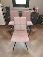 Eetkamerstoel, Huis en Inrichting, Stoelen, Ophalen, Metaal, Overige kleuren, Drie