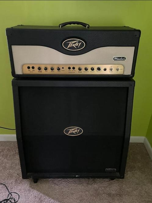 Peavey Windsor 100watt Halfstack zgan. nauwelijks gebruikt, Muziek en Instrumenten, Versterkers | Bas en Gitaar, Zo goed als nieuw