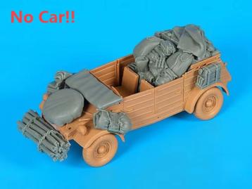 D-551,RESIN STOWAGE SET 1-35,VW Type 82 Kubelwagen beschikbaar voor biedingen