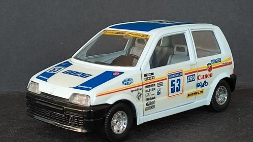 Fiat Cinquecento Sporting Abarth 1:24 Bburago Burago Pol, Hobby en Vrije tijd, Modelauto's | 1:24, Zo goed als nieuw, Auto, Bburago