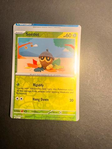 Zeldzame Seedot 003/162 reverse misscut beschikbaar voor biedingen