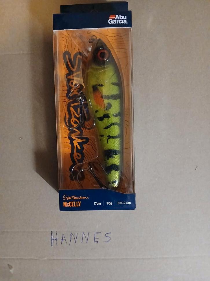 Abu gracia Svartzonker McCelly 170 kleur Fire Bass, Watersport en Boten, Hengelsport | Roofvissen, Nieuw, Overige typen, Ophalen