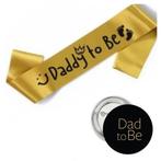 Sjerp en button set Daddy to Be, Versiering, Sweet-one, Nieuw, Ophalen of Verzenden