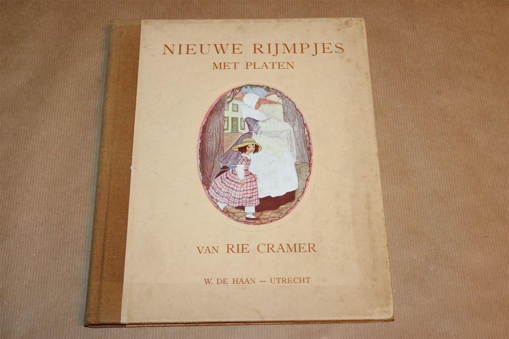 Nieuwe rijmpjes met platen - Rie Cramer - 1920, Ophalen of Verzenden, Zo goed als nieuw