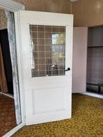 Binnendeur glas in lood, Doe-het-zelf en Verbouw, Ophalen, Gebruikt, 80 tot 100 cm, Binnendeur