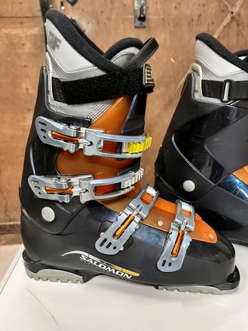 Salomon performa skischoenen, maat 45, met stevige draagtas beschikbaar voor biedingen