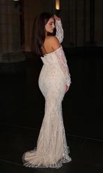 Leyna Dresses Abiye - Maat 38, Kleding | Dames, Jurken, Maat 38/40 (M), Beige, Ophalen of Verzenden, Zo goed als nieuw