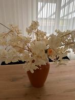 Leuke deco vaas met deco bloemen, Huis en Inrichting, Woonaccessoires | Vazen, Overige kleuren, Ophalen of Verzenden, Minder dan 50 cm