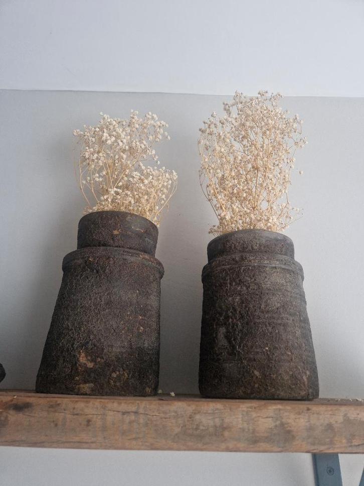 Sober accesoires, Huis en Inrichting, Woonaccessoires | Vazen, Zo goed als nieuw, Overige kleuren, Minder dan 50 cm, Overige materialen