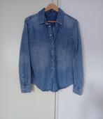 Denham spijkerblouse S, Kleding | Dames, Ophalen of Verzenden, Zo goed als nieuw, Blauw