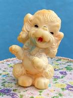 Vintage piepbeest, speelgoed puppy, sqweaky toy, Jaren 60, Ophalen of Verzenden, Gebruikt