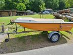 Boot met motor en trailer, Ophalen, Gebruikt, Minder dan 10 pk, Tot 6 meter