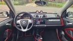 Smart Fortwo cabrio 1.0 Pulse, BRABUS, Leder, Stoelverwarmin, Auto's, Smart, Euro 5, Achterwielaandrijving, Gebruikt, Wit