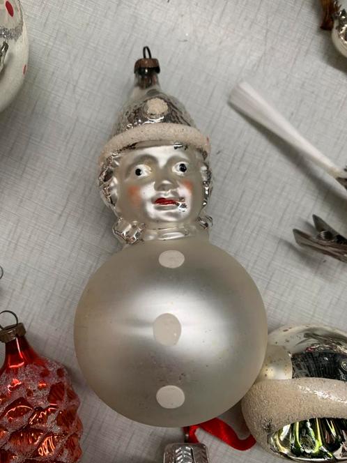 Kerstbal partij luxe antieke figuren en kerstballen., Diversen, Kerst, Ophalen of Verzenden
