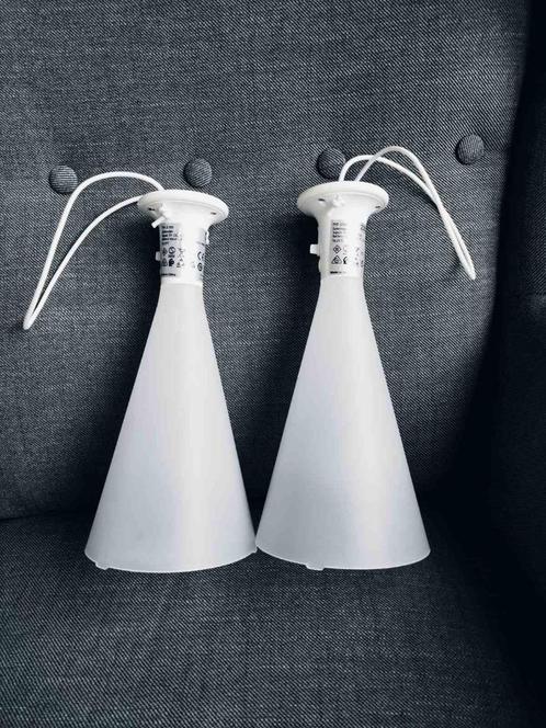 IKEA SOLVINDEN LED buitenlampen / outdoor lamp (2 stuks), Tuin en Terras, Buitenverlichting, Zo goed als nieuw, Minder dan 50 watt