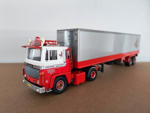 Tekno Scania Verbeek, Hobby en Vrije tijd, Modelauto's | 1:50, Zo goed als nieuw, Bus of Vrachtwagen, Tekno, Ophalen of Verzenden