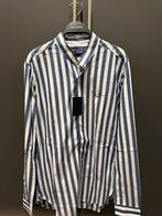 ZUMO Blauw Wit Gestreept Overhemd (Slim Fit) - Large, Kleding | Heren, Zumo, Blauw, Nieuw, Ophalen of Verzenden