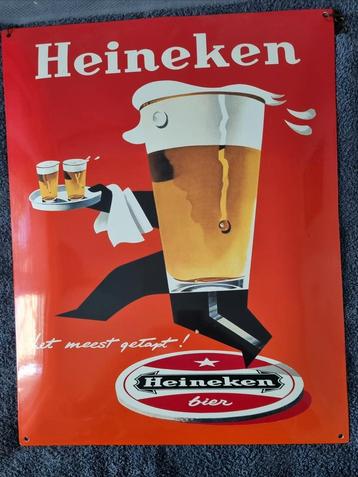Zeer mooi emaille bierbord beschikbaar voor biedingen