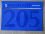 Autofolder :  Peugeot 205 Rolland Carros . Folder uit 1992., Ophalen of Verzenden, Nieuw, Peugeot