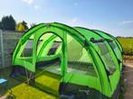 6 persoons tent skandika met luifel 2 cabines 216 bij 525, Ophalen of Verzenden, Zo goed als nieuw