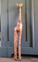 grote houten giraf 90cm Houtsnijwerk, Antiek en Kunst, Ophalen